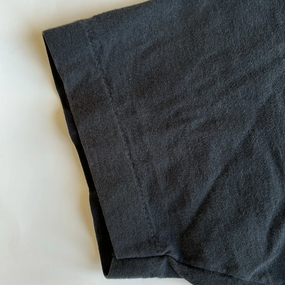 Vintage 1980 Single Stitch Tennis Livermore Black TShirt Fruit Of The Loom Large